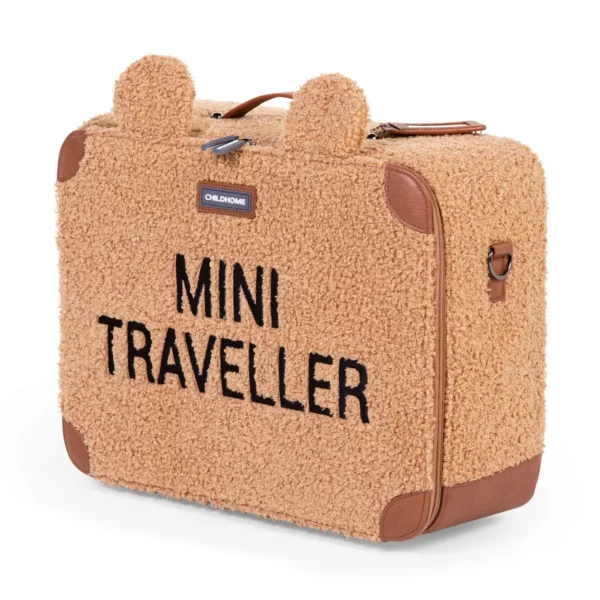 Valise Mini traveller l Teddy brun – Image 2