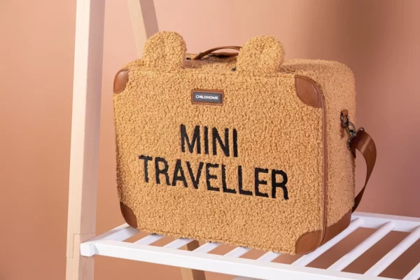 Valise Mini traveller l Teddy brun – Image 3