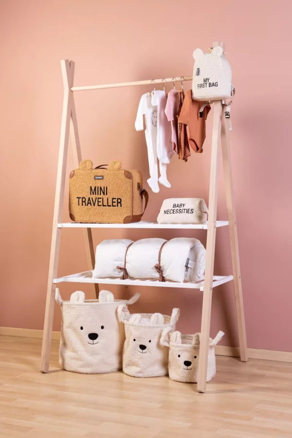 Valise Mini traveller l Teddy brun – Image 5