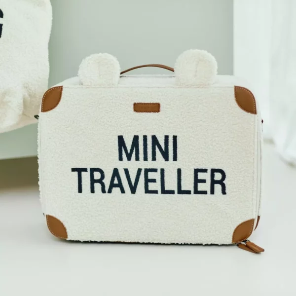 Valise Mini traveller l Teddy écru – Image 9