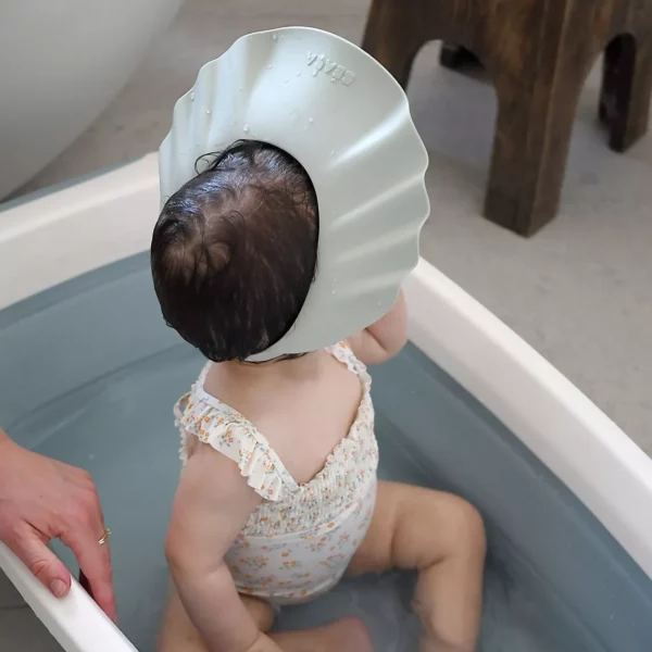 Visière de bain silicone l Vert de gris