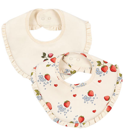 Bavoir Bandana volanté en coton bio l Lot de 2 l Marmelade