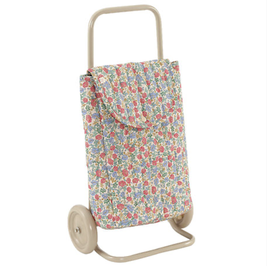 Chariot de courses vintage en coton bio l Fiola