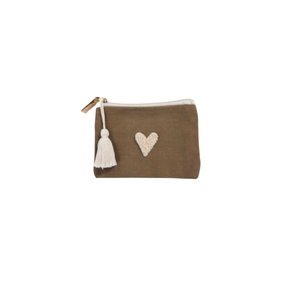 Porte-monnaie Love l taupe