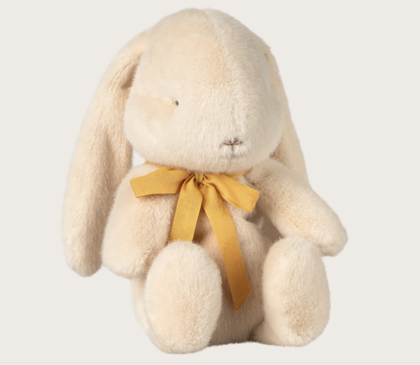 Peluche lapin doux l Crème