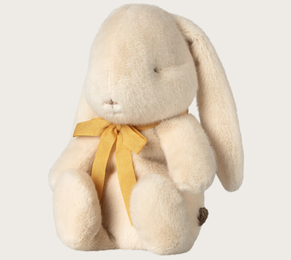 Peluche lapin doux l Crème