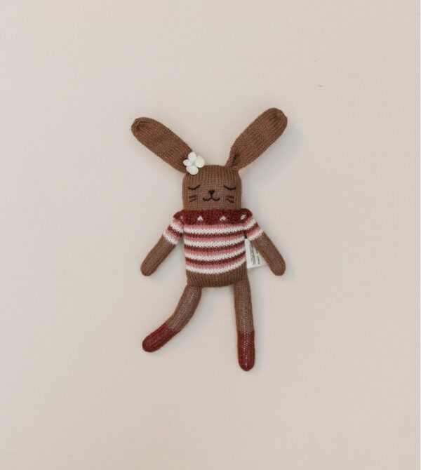 Doudou lapin handmade | top vintage sienne