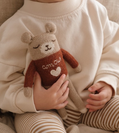 Doudou ourson handmade | Amour