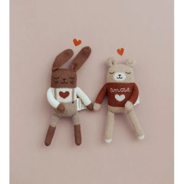 Doudou ourson handmade | Amour