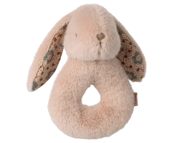 Coffret hochet lapin et lange l Rose poudré – Image 3