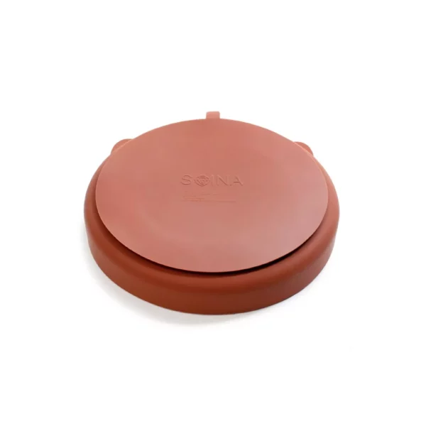 Assiette compartimentée en silicone avec ventouse l Naé l Chataigne – Image 3