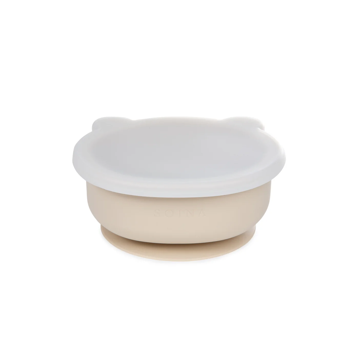 Bol en silicone avec ventouse l Aydan l Ivoire