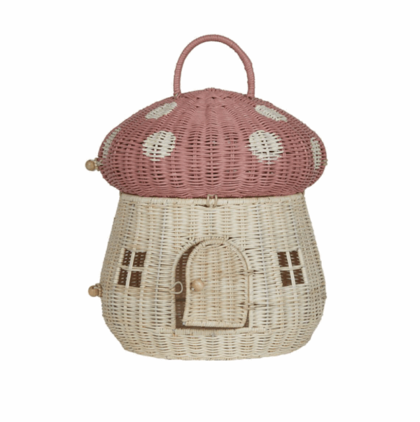 Panier maison de poupée en rotin handmade l Musc – Image 3