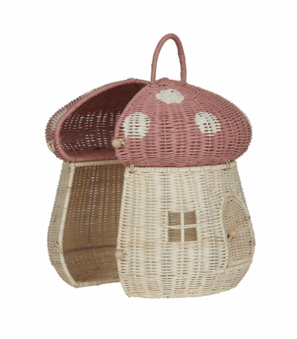 Panier maison de poupée en rotin handmade l Musc – Image 4