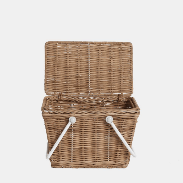 Panier pique-nique en rotin handmade l Piki