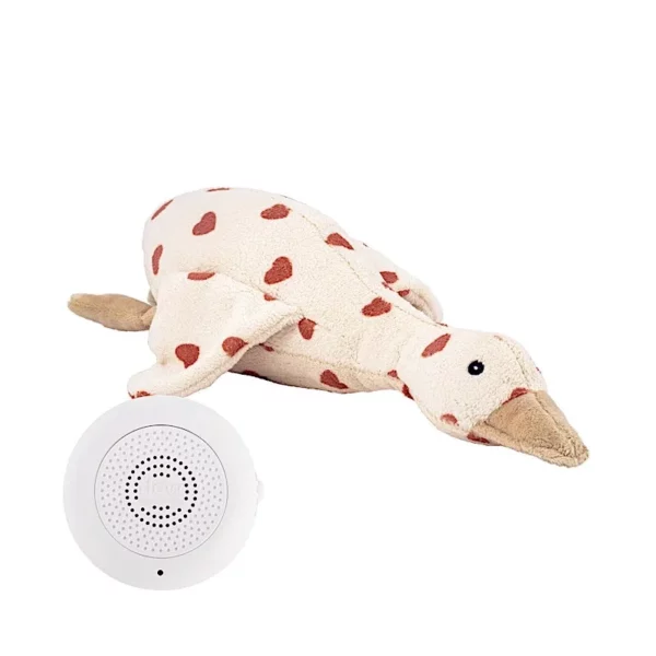 Peluche bruit blanc l Liva l'oie l Coeur