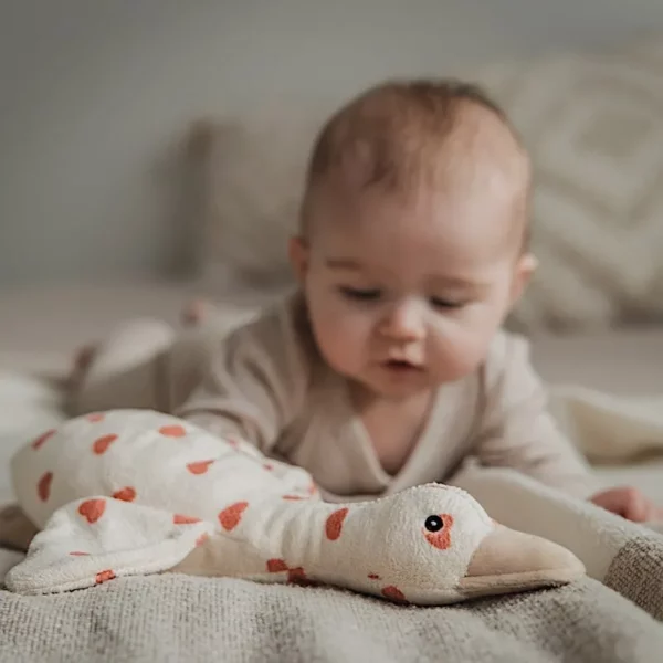 Peluche bruit blanc l Liva l'oie l Coeurs – Image 4