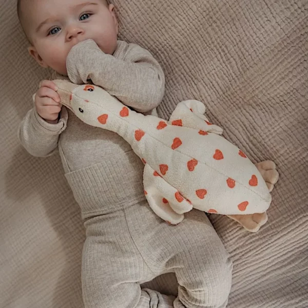 Peluche bruit blanc l Liva l'oie l Coeur