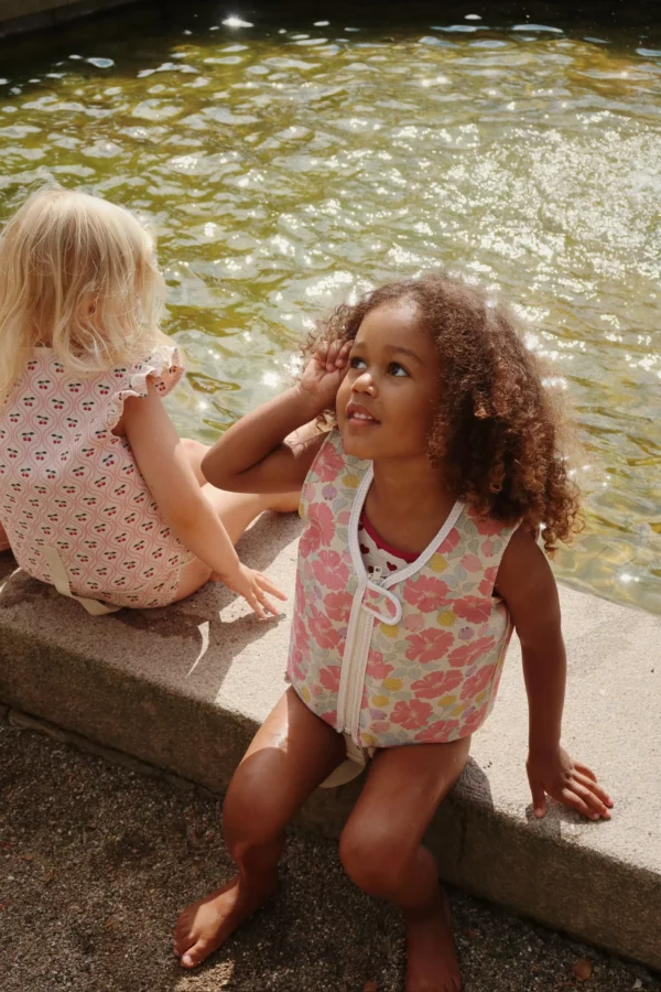Gilet de natation l Fleurs anglaises
