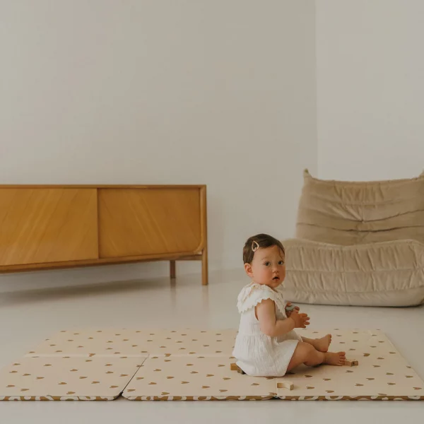 Tapis de jeu réversible pliable l TAPILOU X ATELIER WAGRAM l Léopard/Coeurs – Image 2