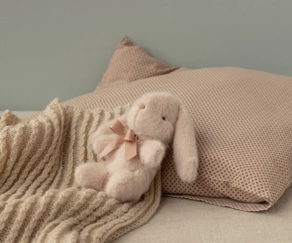 Couverture douce bébé en tricot – Image 3
