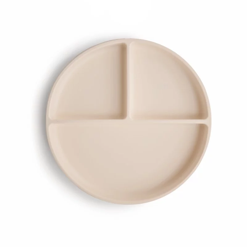 Assiette compartimentée en silicone avec ventouse l Sand