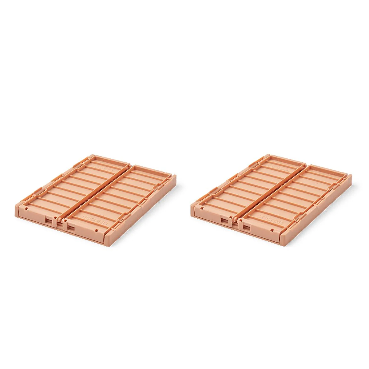 Caisse de rangement l Lot de 2 l Weston l Taille S l Rose de Toscane – Image 2