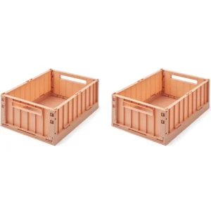 Caisse de rangement l Lot de 2 l Weston l Taille M l Rose de Toscane