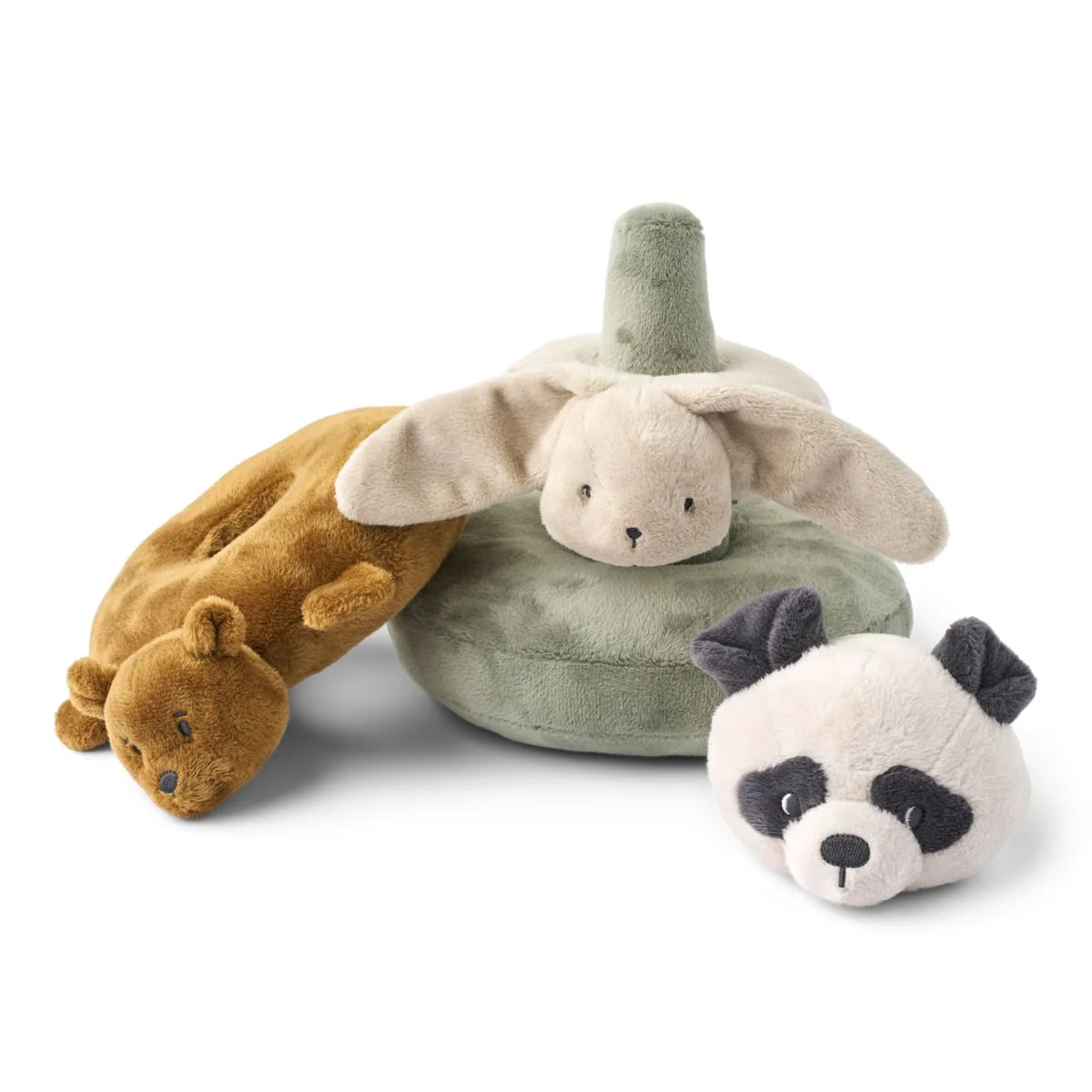 Tour à empiler en peluche l Sannie l Sable mix – Image 2