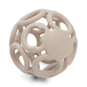 Balle de dentition en silicone Ourson l Jasmin l Sable