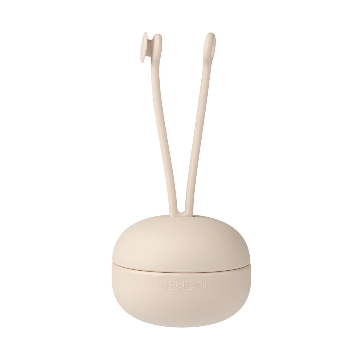 Boîte à tétine en silicone l Philip l Sable