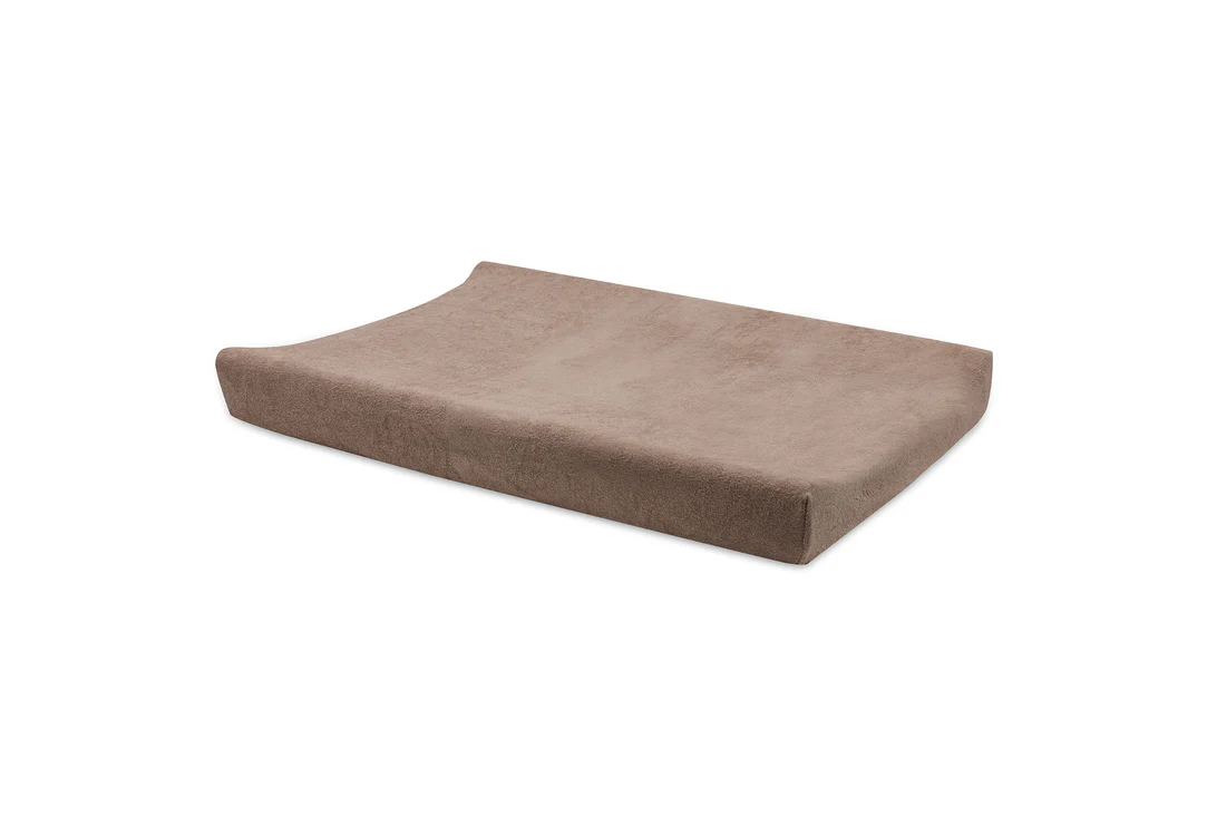 Housse de matelas à langer éponge 50x70 cm Terry l Lot de 2 l Milky Coffee