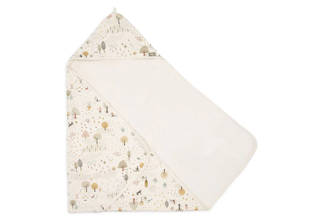Cape de bain en coton bio l Tiny Park – Image 3