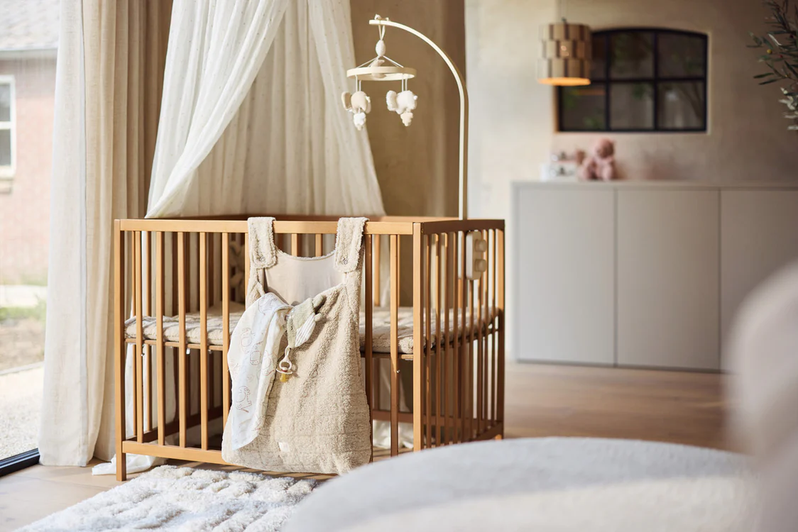 Ciel de lit vintage l 245cm l Leafs Ivory