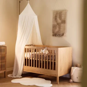 Ciel de lit vintage l 245cm l Leafs Ivory
