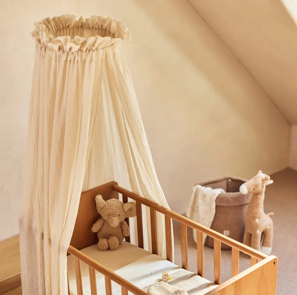 Tapis De Jeu Bébé Jollein Cloudy Rib - Oatmeal, 75x95 Cm - Pour Parc, Doux, Certifié OEKO-TEX