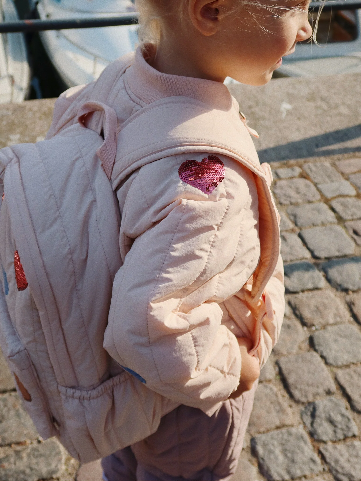 Sac à dos Juno Oeko-tex l Coeurs l Cameo rose – Image 8