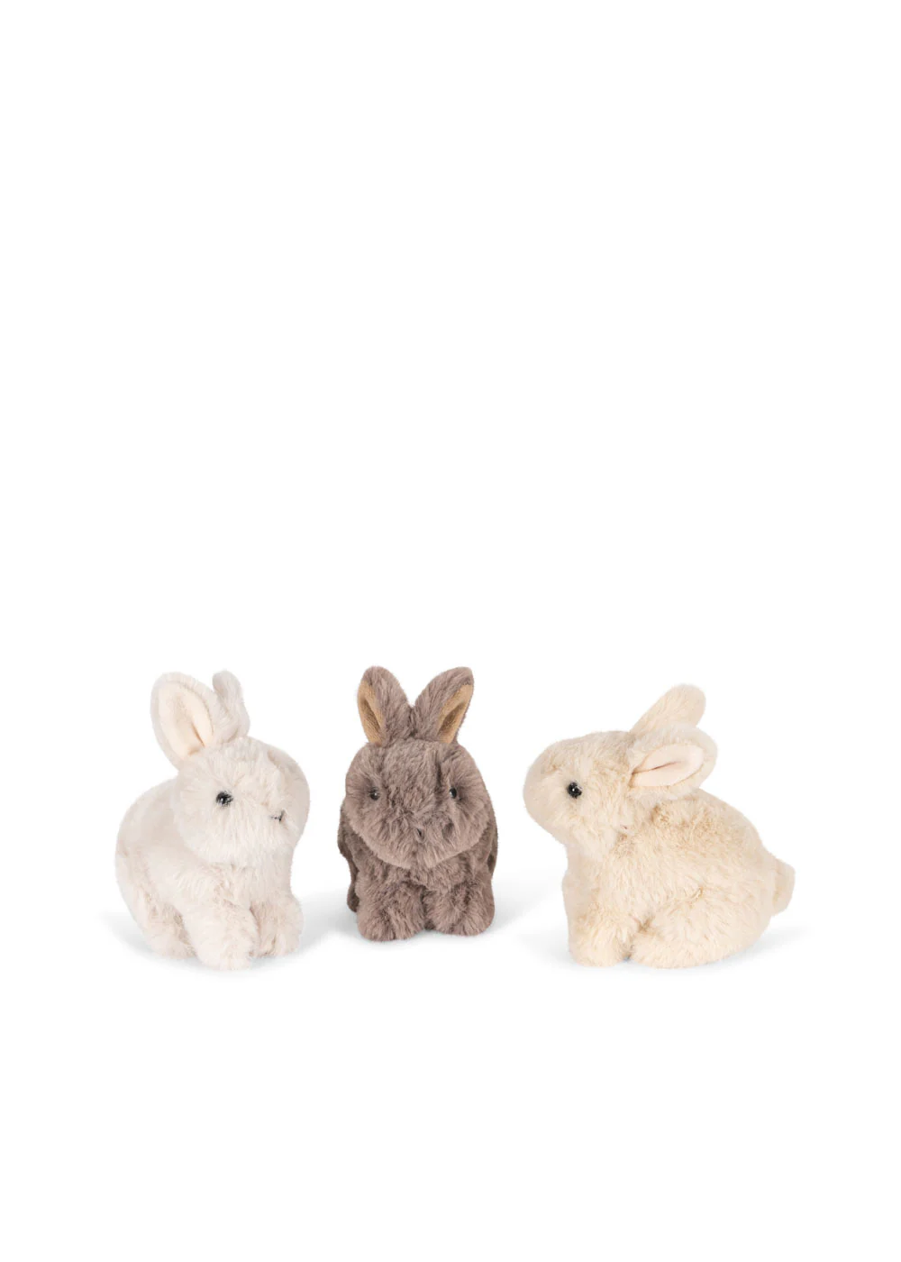 Bébés lapins triplets dans leur panier en coton biologique – Image 4