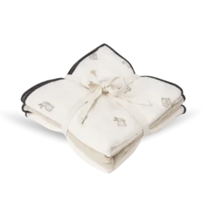 Lot de 3 langes en coton bio | That&rsquo;s Mine « Rabbit »