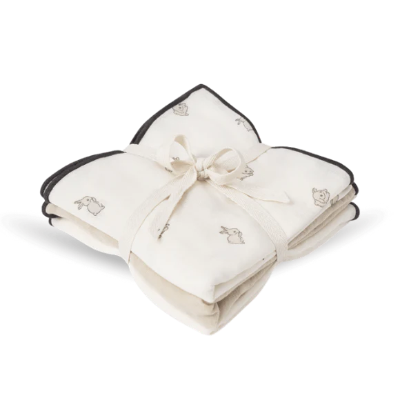 Lot de 3 langes en coton bio | That's Mine "Rabbit"