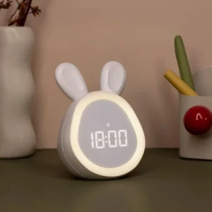 Réveil veilleuse l Bunny l Blanc