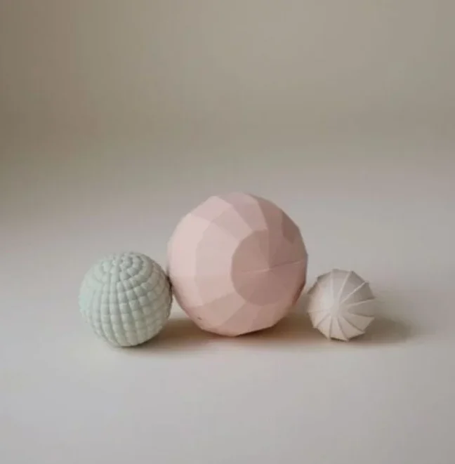Sphères sensitives l Lot de 3 l Blush