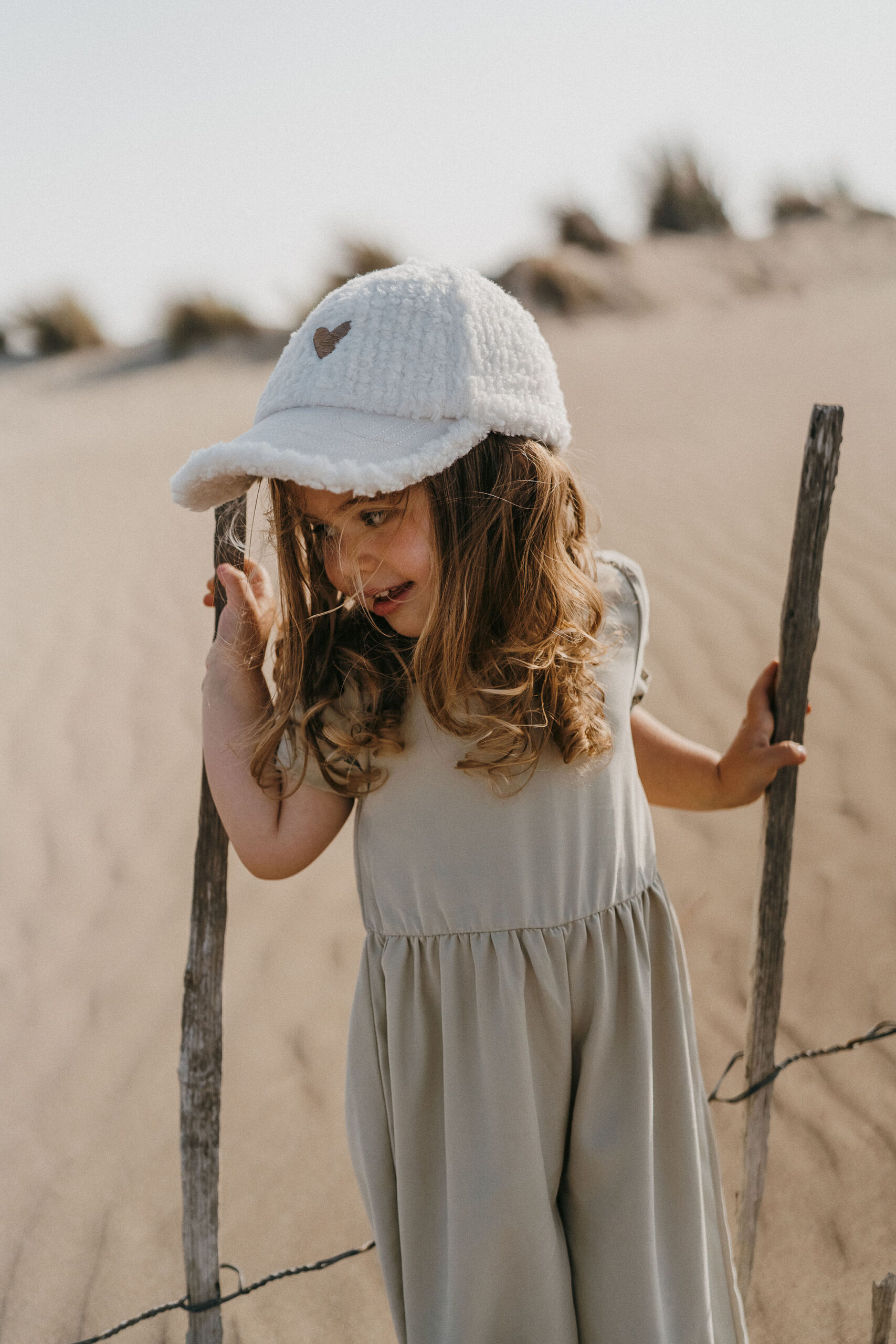 Casquette enfant Love l Blanc