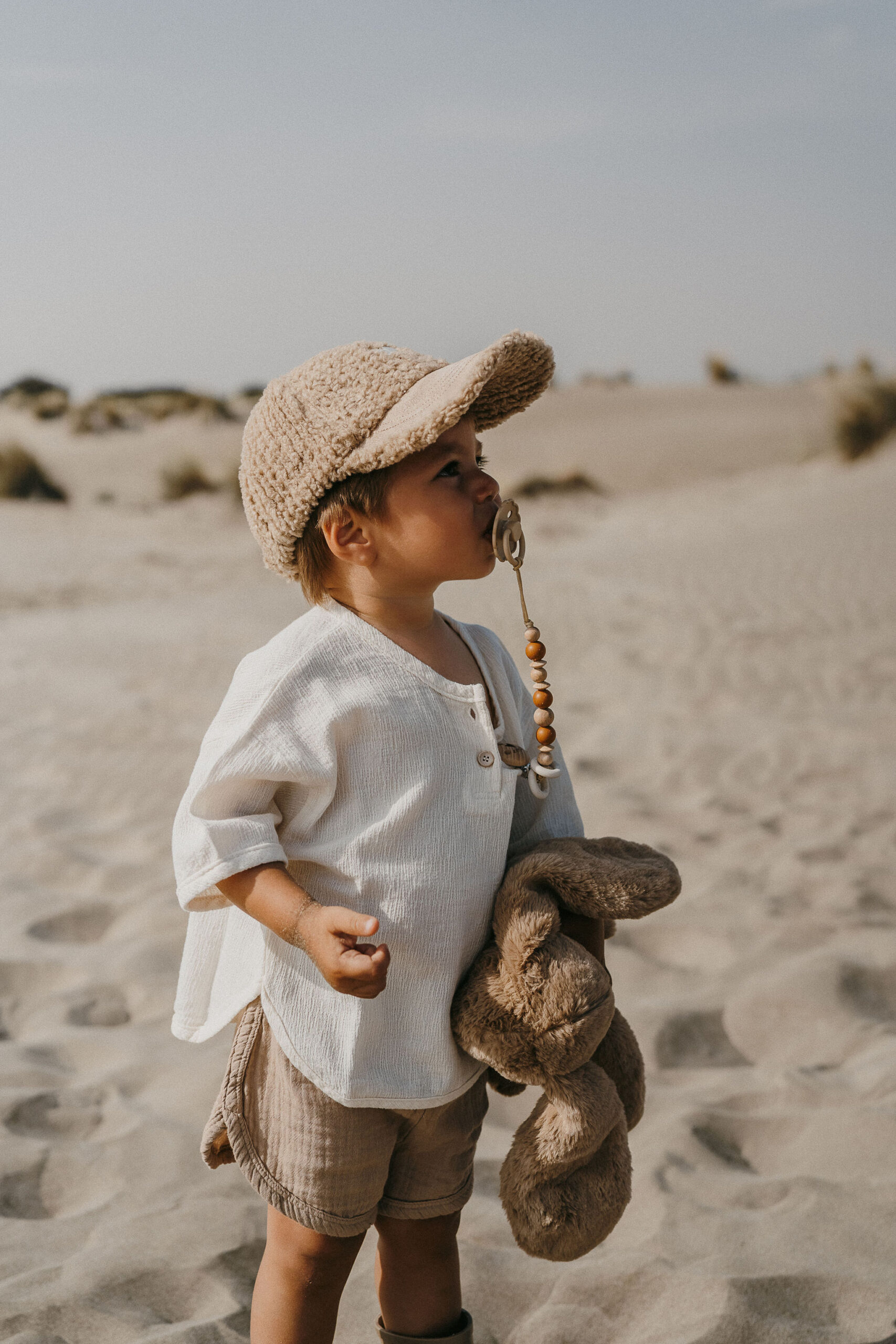 Casquette enfant Love l Beige – Image 6