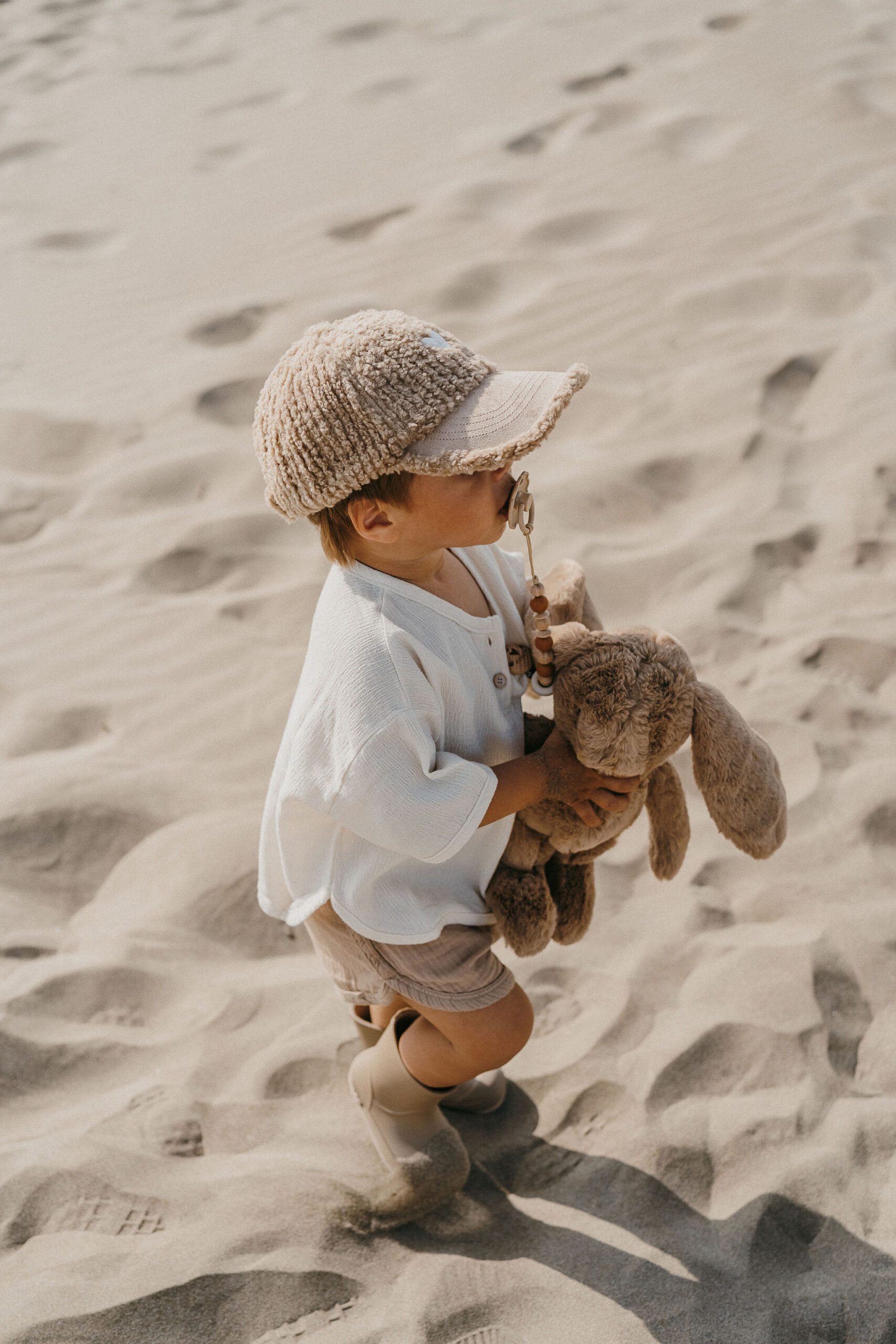 Casquette enfant Love l Beige