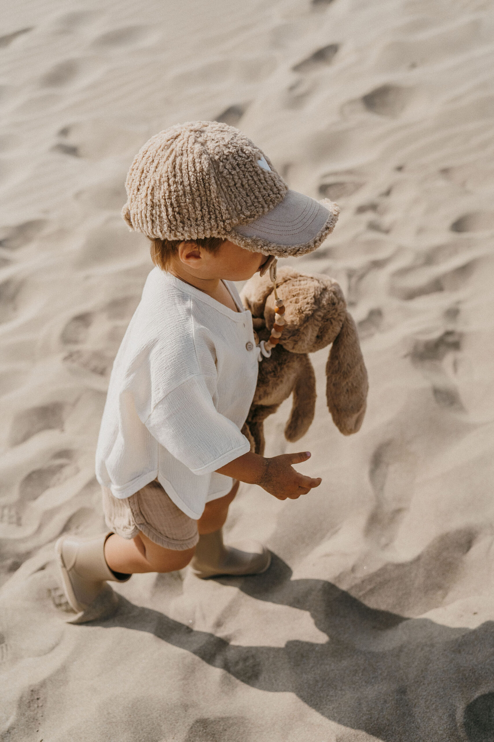 Casquette enfant Love l Beige – Image 4