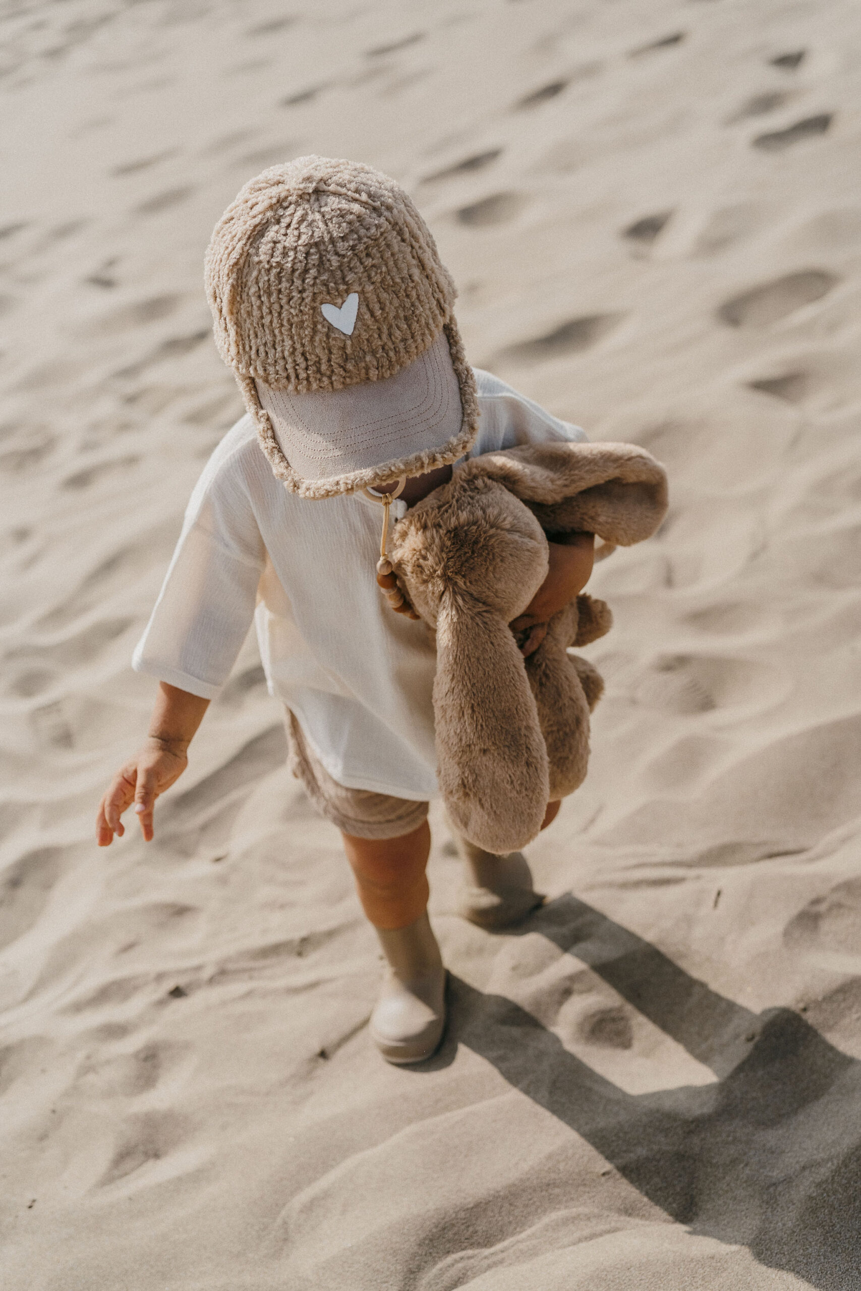 Casquette enfant Love l Beige – Image 3