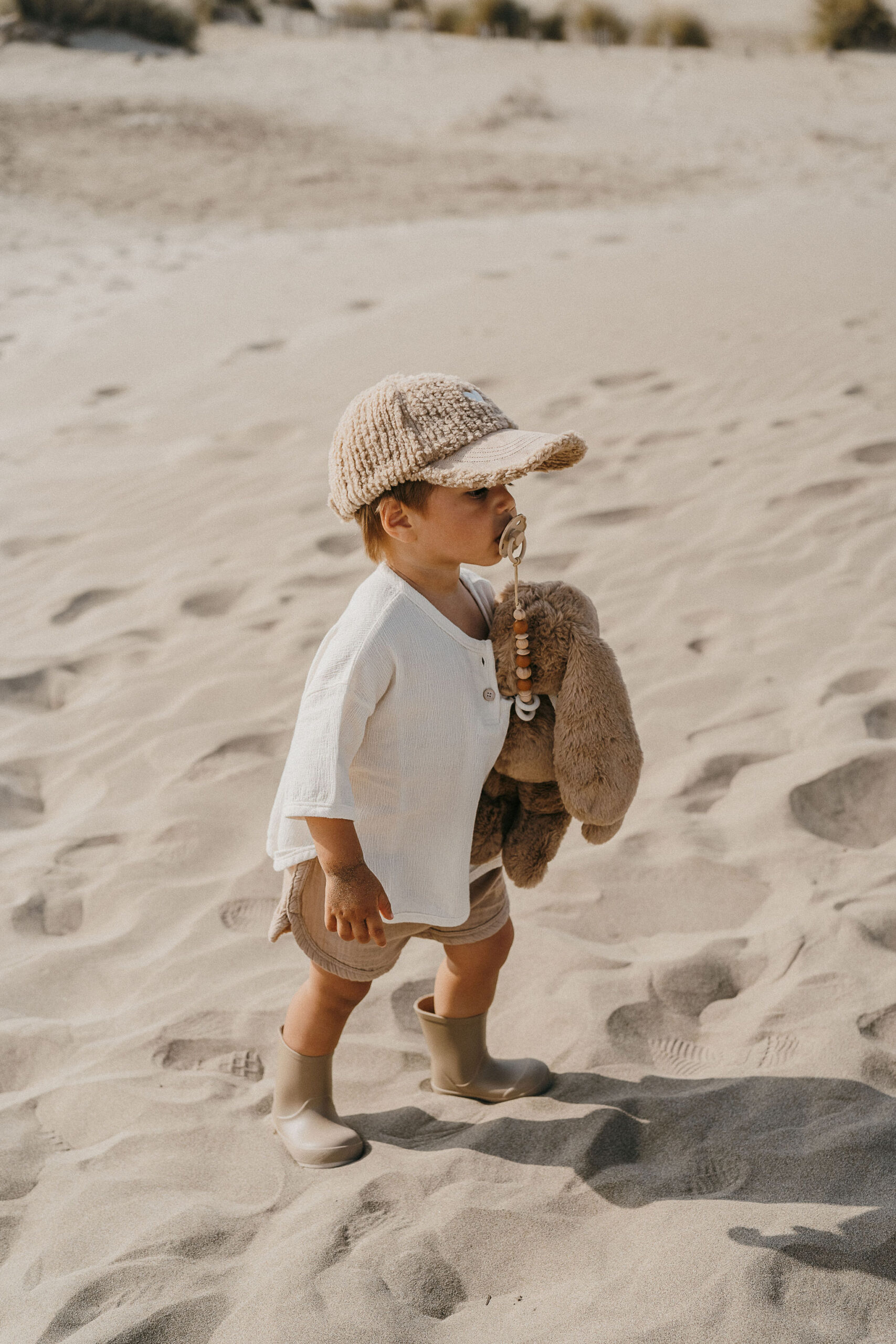Casquette enfant Love l Beige – Image 2
