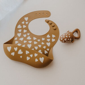 Bavoir en silicone l Love camel