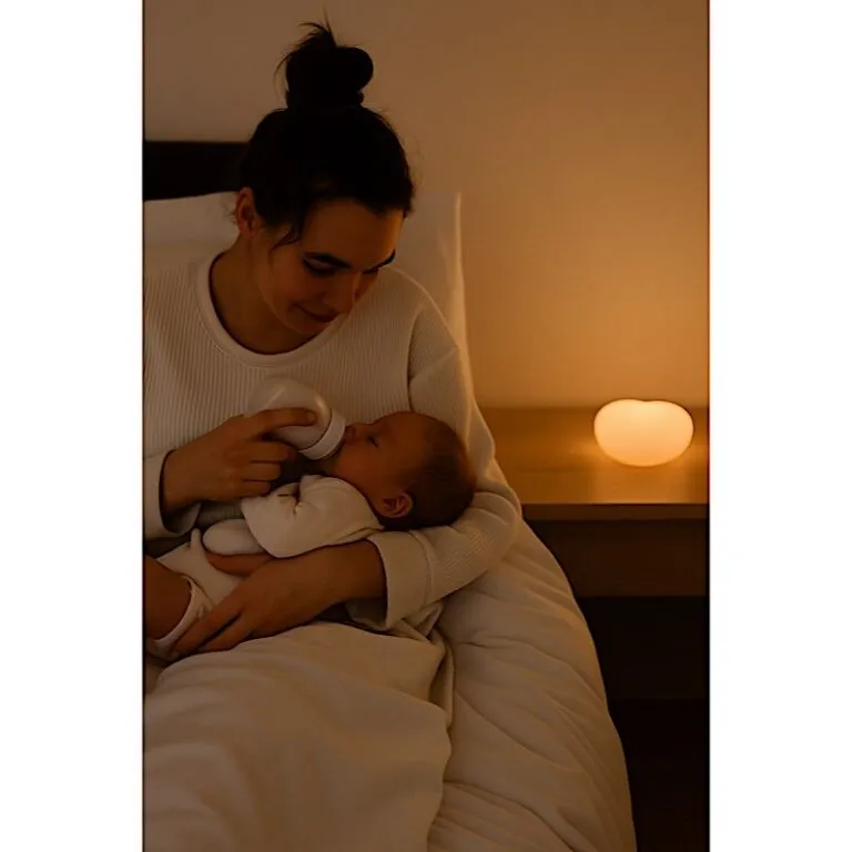 Veilleuse d'allaitement en silicone l Ruby